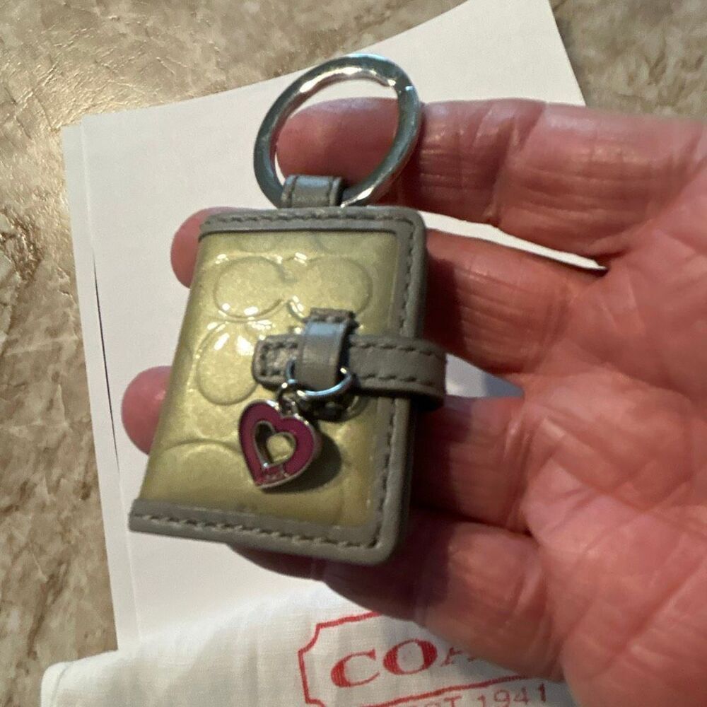 COACH Photo Album Keychain